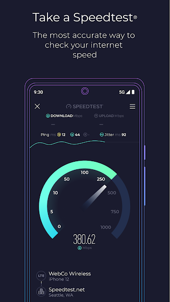 speed test网速测速下载android下载效果预览图